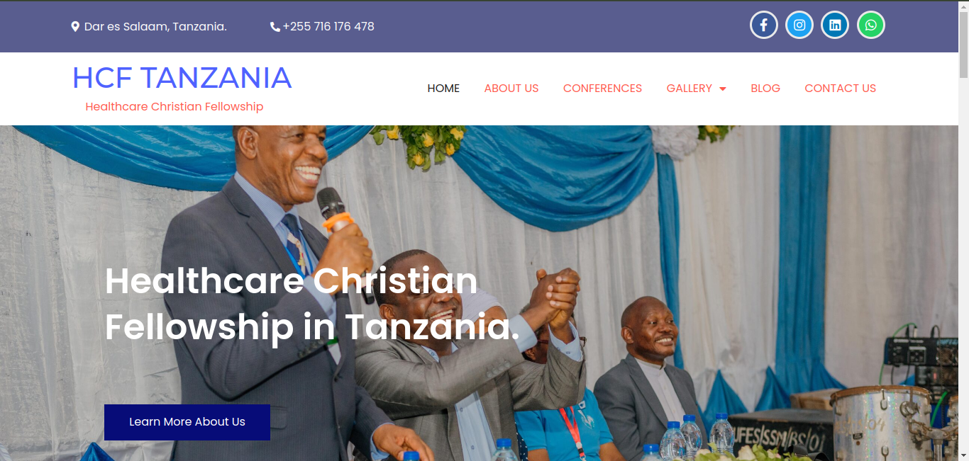Healthcare Christian Fellowship Tanzania ( Our Client Since 2021 )